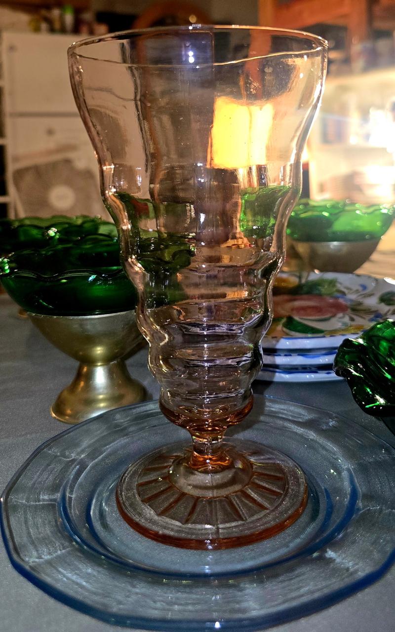 Vintage tablescape detail